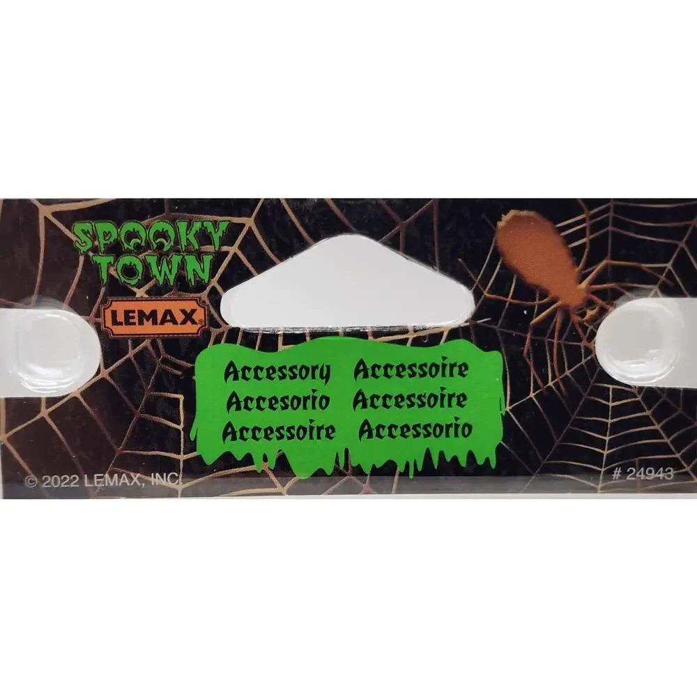 2022 LEMAX SPOOKYTOWN JACK-O-LANTERN BIRDBATH 24943